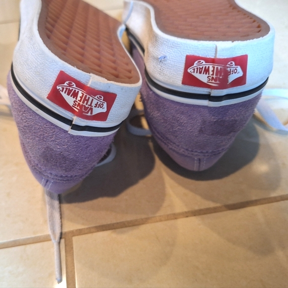 Vans lavender suede Old Skool skater sneakers- size 5 women's, 3.5 men's - Picture 9 of 10
